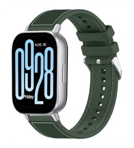 Redmi Watch 5 Active Redmi 5 Lite Uyumlu Kordon Dikiş Desenli Dokuma Silikon Kordon