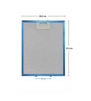 TEKA DEP60-5 Uyumlu Alüminyum Ankastre Aspiratör 28,2x37,2 Cm DEP60 davlumbaz Yağ Filtresi