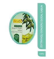 Doğal Cilt Nemlendirici Arındırıcı Süngerli Zeytinyağlı Sabun 150 Gr