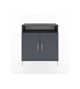 Arges Şifonyer 3 Raflı 2 Kapaklı 88x30x96 Antrasit-Antrasit