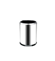 Çemberli 304K Krom Çöp Kovası 12 L 23x36 cm