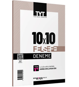 Marka Yayınları Tyt Felsefe 10X10 Deneme