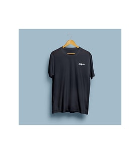 Oversize California Yazı Baskılı Unisex T-shirt