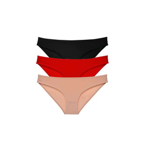 Mulvxbrf Brf02 3 Adet Süper Eko Set Likralı Kadın Slip Külot 539 (Mulvix)