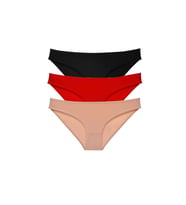 Mulvxbrf Brf02 3 Adet Süper Eko Set Likralı Kadın Slip Külot 539 (Mulvix)