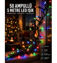 Karışık Renk Pilli Led Işık Çok Fonksiyonlu Enerji Tasarruflu 5 Metre