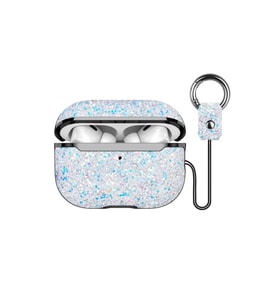 Onegif Apple Airpods 2 (2.nesil) Bright Simli Airpods Kapak - Gümüş
