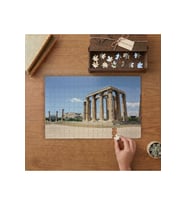 Olimpos Zeus Tapınağı Tasarımı 240 parça Ahşap Puzzle Ahşap Kutuda MP04405