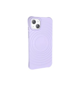 Apple iPhone 14 Uyumlu M-safe Şarj Özellikli Airbagli Mat Görünümlü Zore Hepi Kapak (Lila)