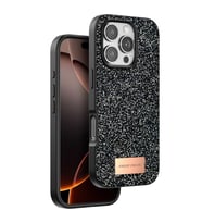 Onegif Apple İphone 16 Pro Max Bright Simli Kapak - Siyah