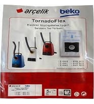 ARÇELİK TORNADO FLEX SÜPÜRGE ORİJİNAL TOZ TORBASI 5 AD