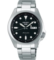 Seiko5 Sports SRPE55K Otomatik Erkek Kol Saati (Siyah)