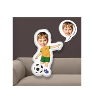 Kişiye Özel Fotoğraflı Futbolcu Yastık 115513 50 cm