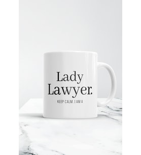 Lady Lawyer Kupa Bardak