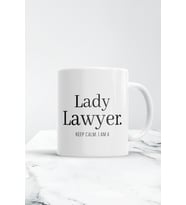 Lady Lawyer Kupa Bardak