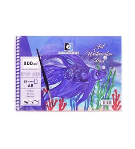 Alex Schoeller Art Watercolour Pad A5 Spiralli Suluboya Defteri 300 gr 12 yp 