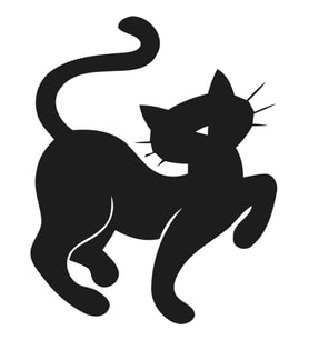 KEDİ FOLYO STİCKER 130cm Uzunluk