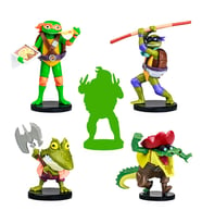 TMNT Figürlü Kalem Başlığı 5'li Paket Model 4 NT2040