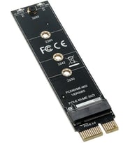 9143 M.2 Nvme Ssd Ngff To Pcie 3.0 X1 Adaptör PCIE ten PCI-E 3.0 1X destekli Yalnızca M.2 PCI-e M Key SSD'yi destekler, M.2 SATA B Key SSD'yi desteklemez. M Key Kart Çevirici Dönüştürücü