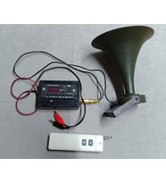 60Watt BILDIRCIN TEYBİ 50 SESLİ KUMANDALI etg KUŞ TEYBİ ÖRDEK TEYBİ bıldırıcın teyp - mp3 player (Siyah)