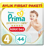 Prima Premium Care Bebek Külot Bezi 4 Beden 44 Adet
