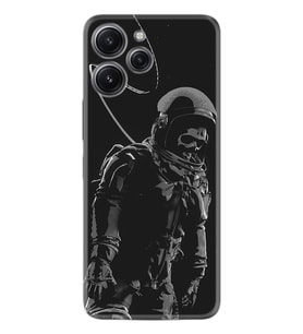 Xiaomi Redmi 12 128 GB 4 GB Ram Kılıf Silikon Desen Özel Seri İskelet Astronot 1613