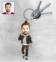Kişiye Özel Karikatür Tasarım Anahtarlık 97186