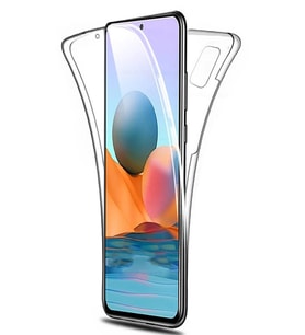 Xiaomi Redmi Note 10 PRO 360 Kılıf Şeffaf Ön Arka Korumalı Silikon
