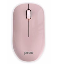 Preo Ergonomik Pastel Kablosuz Sessiz Mouse Pembe M19