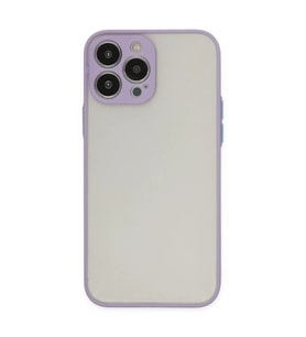 Apple iPhone 14 Pro Max Kılıf Montreal Silikon Kapak - Mor