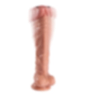 River World 25,5 cm'lik Şarjlı Uzaktan Kumandalı Döner Başlı Realistik Dildo