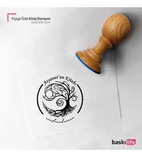 Kişiye Özel Kitap Damgası Kitap Mührü Kaşe Kitap Mühür Özel Damga 246