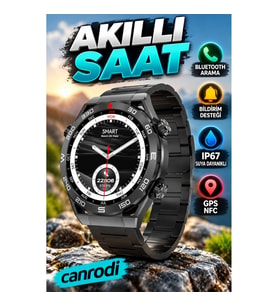 SK4 Ultimate Akıllı Saat – Bluetooth Bildirim ve Arama Desteği IP67 NFC GPS
