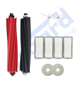 Roborock Q Revo Master Uyumlu 1 Ana Fırça 2 Yan Fırça 4 Filtre 2 Mop