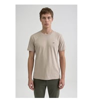 Lee Bisiklet Yaka Bej Erkek T-Shirt L60UFQ614