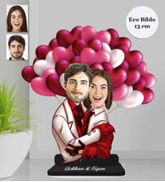 Kişiye Özel Sevgili Ahşap Eco Biblo -12