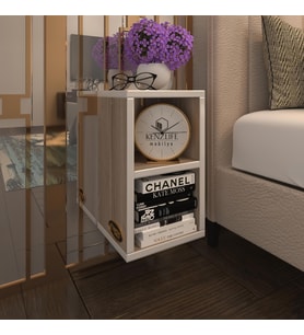 Kenzlife komodin likka crd 50*40*40 duvara asılabilen komidin kitaplık (Karışık)