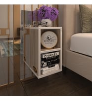 Kenzlife komodin likka crd 50*40*40 duvara asılabilen komidin kitaplık (Karışık)