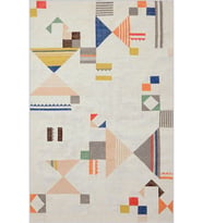 Eliana Home Baskılı, Yıkanabilir Kaymaz Taban Salon Halısı LNA0601 100x150 cm (Bej)