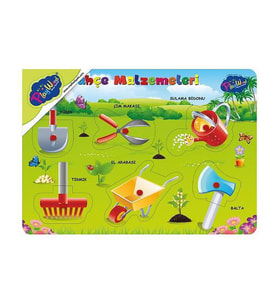 Ahşap Tutmalı Bahçe Malzemeleri 2 ONY293 Playwood