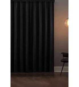 Lexroo Blackout Işık Geçirmez Fon Perde Siyah Pilesiz Ekstraforlu Karartma Güneşlik 200x200