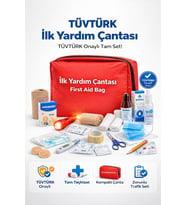 Trafik ilk Yardım Çantası TüvTürk Muayene Uyumlu Trafik Yönetmeliğine Uygun 35 Parça