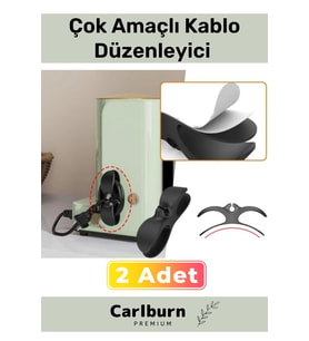 Özel Üretim Bilgisayar Notebook Şarj Kablosu Mutfak Çok Amaçlı Kablo Sarma Düzenleyici 2 Adet