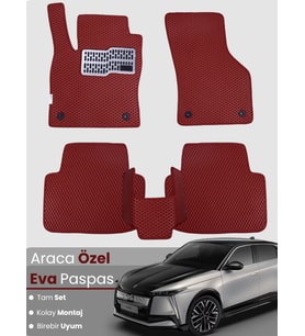 CİTROEN DS4 (2021-2024) Uyumlu EVA Paspas Tam Set–Araca Özel,Su Geçirmez,Kolay Montaj