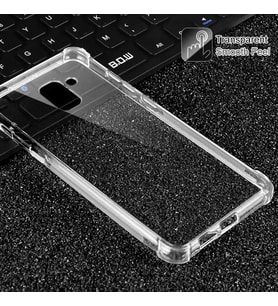 Samsung Galaxy A6 2018 Uyumlu Kılıf Zore Nitro Anti Shock Silikon (Renksiz)