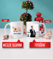 Tarih Öğretmeni Kupa Bardak Fotoğraflı