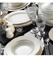 Kütahya Porselen Bone Olympos 62 Parça 1138020 Desenli Yemek Takımı