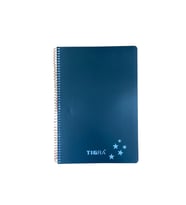 Tigra Spiralli P.P Kapak 60 Yaprak A4 Kareli TD-060 - Lila (Siyah)