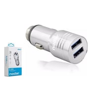 Nodar ND1075 3.4A USB Metal Oto Şarj Başlık Araç Çakmaklık Şarj Cihazı
