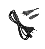 GÜÇ KABLOSU NOTEBOOK LAPTOP ADAPTÖR ELEKTRİK KABLOSU ÇİFT 2 OLUKLU GİRİŞLİ GÜÇ KABLOSU